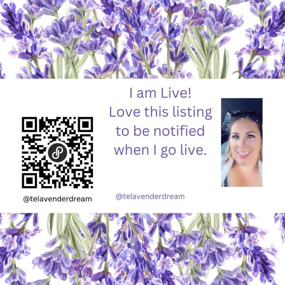 Other - 💜💜 I'm Live! Love this listing to be notified! 💜💜